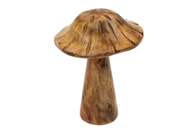 Sifcon Wooden Mushroom Ornament 18x15 (OR6761)