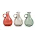 Sifcon Glass Vase w Handle 13.5cm (OR6818)