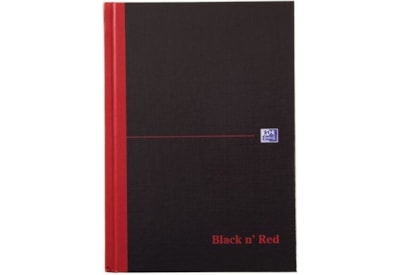 Oxford Black'n'red Casebound Ruled A5 (100080459)