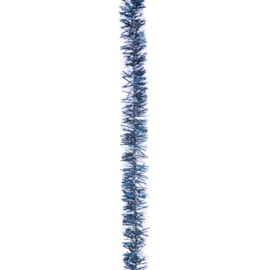 Festive Chunky Cut Tinsel Mid Blue 200cmx10cm (P041792)
