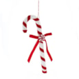 Festive Red & White Hanging Candy Cane 25cm (P044730)