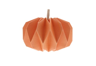 Festive Orange Folding Paper Round Pumpkin 20cm (P050807)