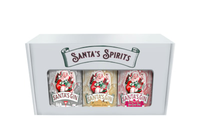 Festive Santas Gin Miniture Set Of 3x5cl 5cl (P054158)