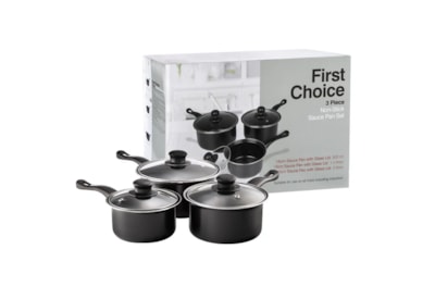 Pendeford First Choice 3pc Non Stick Saucepan Set (P120)