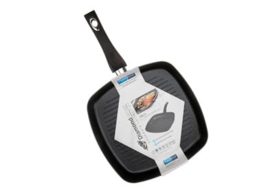 Pendeford Black Diamond Square Grill Pan 28cm (P645)