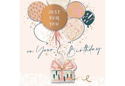 Ling Design Birthday Balloons Birthday Card (PCER0001)