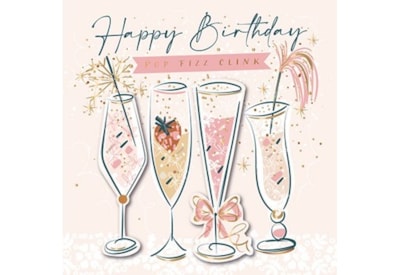 Pop Fizz Clink Birthday Card (PCER0004)