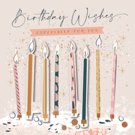 Ling Design Birthday Candles Birthday Card (PCER0007)