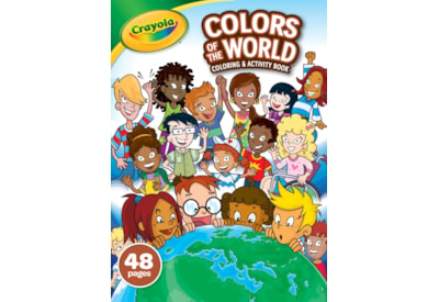 Crayola 48pg Colours of the World Colouring Book (921373.012)