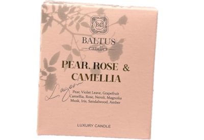 Baltus Luxe Premium Candle Pear Rose & Camellia 88mm (539983)