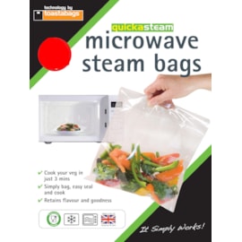 Planit Microwave Steam Bags 100pk Medium (QSM100PP)
