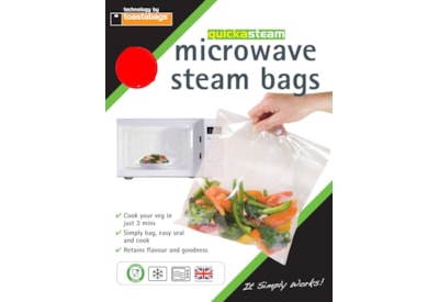 Planit Microwave Steam Bags 100pk Medium (QSM100PP)