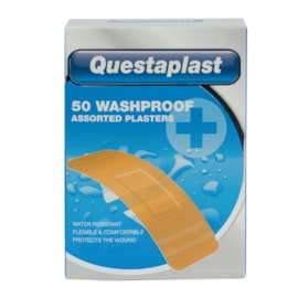 Questaplast Assorted Washproof Plasters 50's (43474-003)