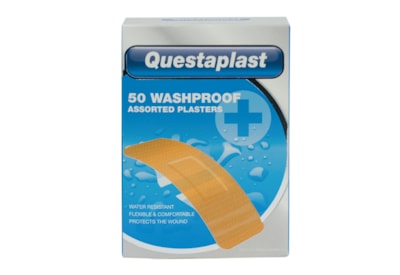 Questaplast Assorted Washproof Plasters 50's (43474-003)