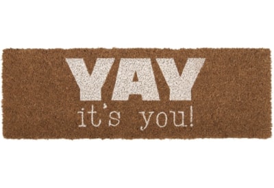 Doormat Yay Its You White (PT3649WH)
