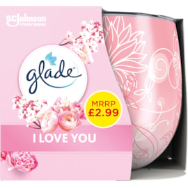 Glade Candle With Love Pmp 2.99 120g (R001570)