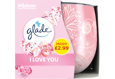 Glade Candle With Love Pmp 2.99 120g (R001570)