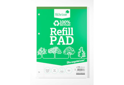 Silvine Recycled Refil Pad 160 Pages A4 (REA4FM)