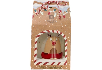 Baltus Reindeer Character Candle White Sandalwood 7.8cm (241001)