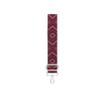 David Jones 4cm Textile Bag Strap Bordeaux/blkche (S117A_BORDEAUX/BLACKCHEVRON)