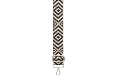 David Jones 4cm Textile Bag Strap Camel/blk Chevro (S118A_CAMEL/BLKCHEVRON)