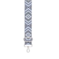 David Jones 4cm Textile Bag Strap Dkblue/camelchev (S119A_DKBLUE/CAMELCHEVRON)