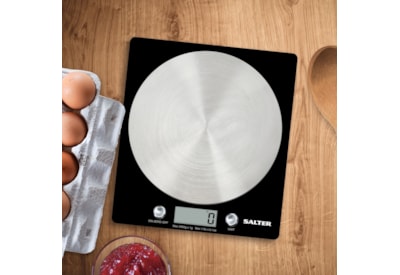 Salter Disc Electronic Kitchen Scale Black (1036 BKSSDR)