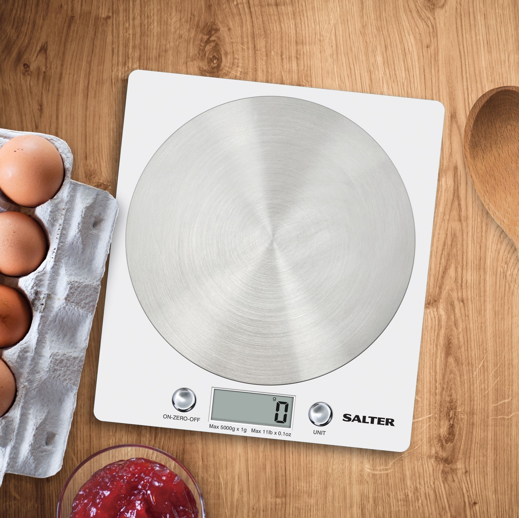 Salter Orb Mechanical Kitchen Scale, Grey - Home of Brands