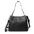 Lapella Sarah Leather Hobo Bag (115-1BLACK)