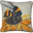 Bee On A Sunflower Print Cushion 45cm (SCFP-BERTY)