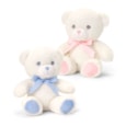 Keel eco Baby Cream Bear With Ribbon Assorted 15cm (SE1424)