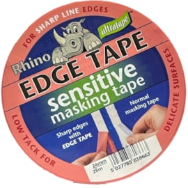 Ultratape Rhino Pink Masking Tape 24mm x 25m (00722425RH)