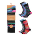 Mens 3pk Bamboo Design Socks (SK1208)