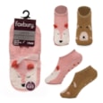 Ladies Animal Novelty Fottie Socks With Gripper (SK1252)