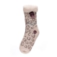 Ladies Animal Print Cosy Slipper Socks (SK1259)