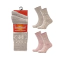 Ladies 2pk Soft Thermal Socks (SK1260)