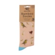 Eco Chic Rspb Greenfinch Bamboo Socks 4-8 (SK18BG)