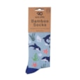 Eco Chic Blue Orca Bamboo Socks 4-8 (SK24BU)