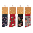 Ladies Cotton Rich Christmas Design Socks (SK254)