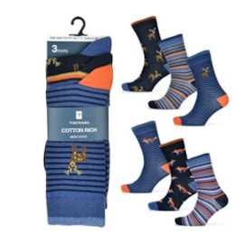 Mens 3pk Animal Design Socks (SK876)