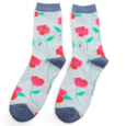 Miss Sparrow Poppy Socks Powder Blue (SKS443POWDERBLUE)