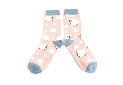 Miss Sparrow Sleepy Sheep Socks Dusky Pink (SKS454DUSKYPINK)