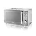 Swan 20l 800w Digital Microwave Silver 20l (SM3080LN)