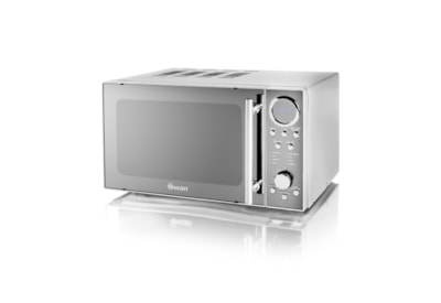 Swan 20l 800w Digital Microwave Silver 20l (SM3080LN)