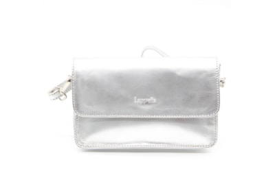 Lapella Sofia Leather Crossbody Bag Silver (140-14SILVER)