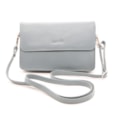 Lapella Sofia Leather Crossbody Bag Smoke Grey (140-26SMOKEGREY)