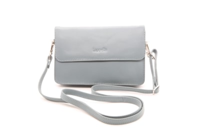 Lapella Sofia Leather Crossbody Bag Smoke Grey (140-26SMOKEGREY)