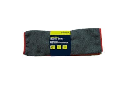 Sakura Microfibre Cleaning Cloths 6s (SS5281)