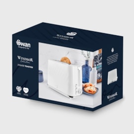 Swan Windsor 2 Slice Toaster White (ST14071WHT)
