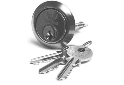 Sterling Locks Silver Replacement Cylinder Lock (RCS100)
